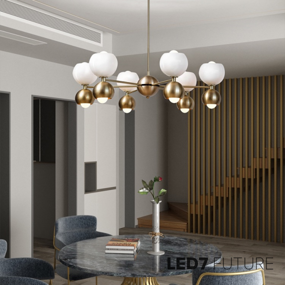 Loft Industry Modern - Deco Balls Chandelier V2